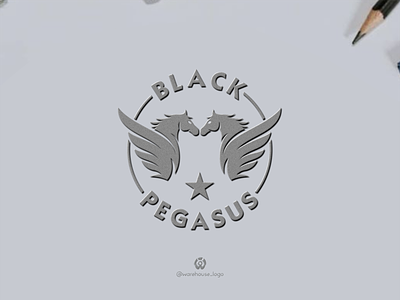 BLACK PEGASUS black branding brandmark design designispiration graphicdesigner horse icon identity illustration logo logodesigns logoinspirations logotype pegasus sinple
