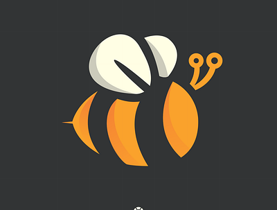 abstract bee logo design animal bee branding brandmark design designispiration graphicdesigner icon identity illustration logo