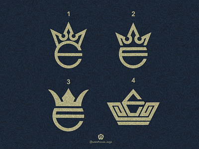 e + crown logo collection branding brandmark crown design designispiration e graphicdesigner icon identity illustration logo luxury