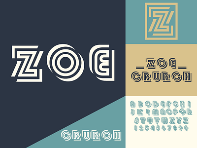 Zoe Church initial logo concept branding brandmark design designispiration esport esportlogo font fonts graphicdesigner icon identity illustration initials logoispiation
