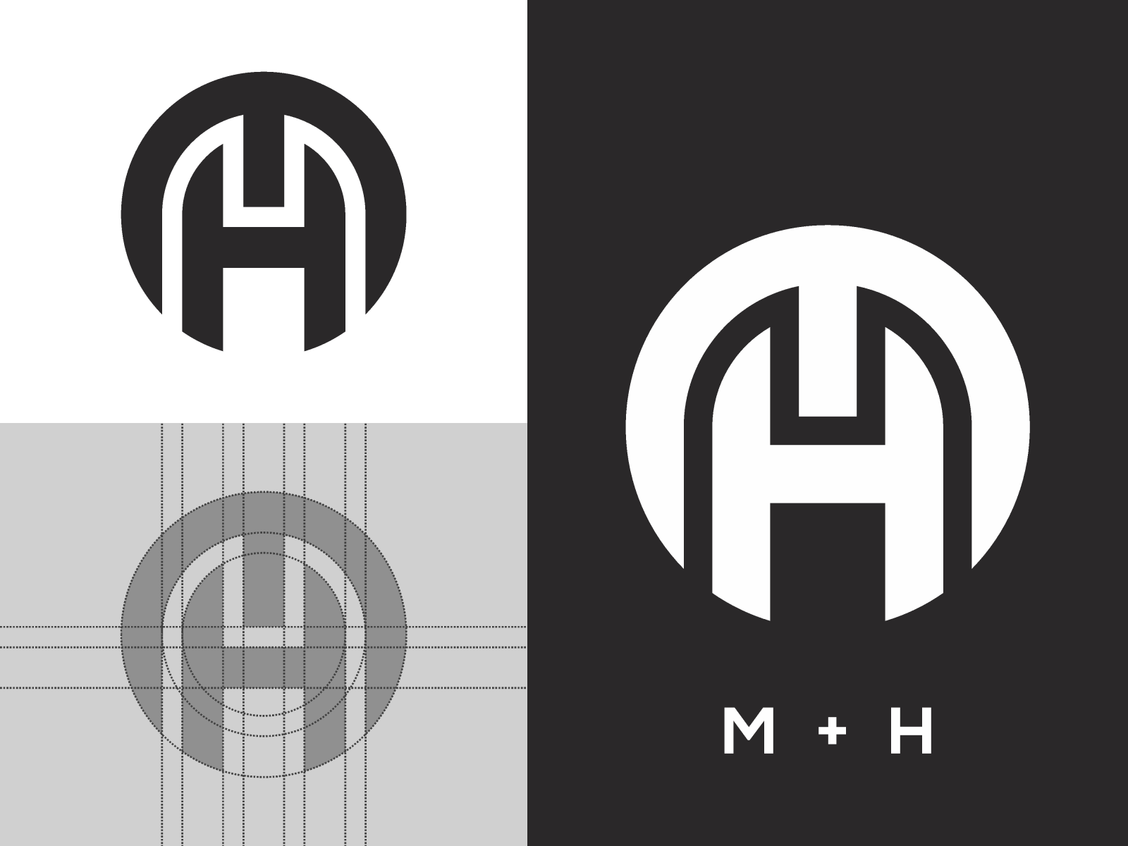 mh logo by warehouse_logo on Dribbble