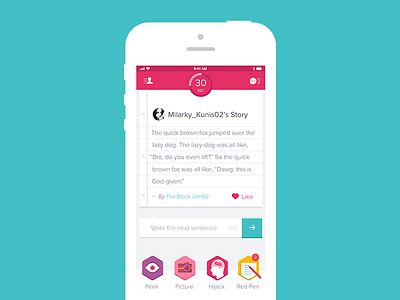 CirculaStory circulastory game iphone app mobile design story writing