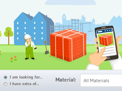 Materials exchange and recycling web app