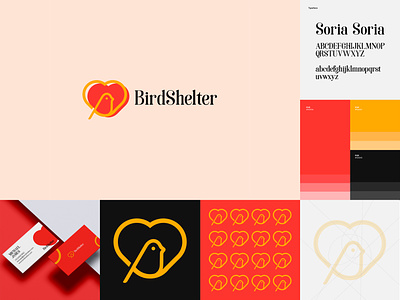 BirdShelter — Brand Identity brand design brand identity branding color palette concept art concept design conceptual logo creative designing design graphic design illustration logo vector