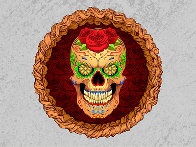 Catrina Skull catrina design digital art digital illustration illustration skull skull art tattoos vector illustration vectorart