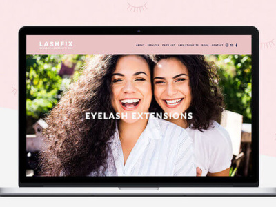 Squarespace Beauty Website