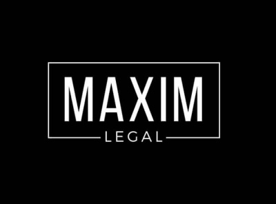 Logo design Maxim Legal by Simply Whyte Design branding design graphic design logo logo design minimal