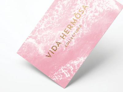 Business card design for Vida Hermosa by Simply Whyte Design