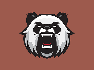 Panda bear colorful design illustration illustrator logo panda
