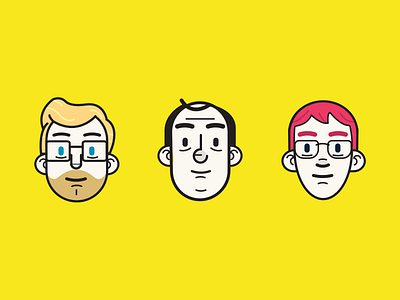 Vector Heads avatar avatars character vector head heads illustration people