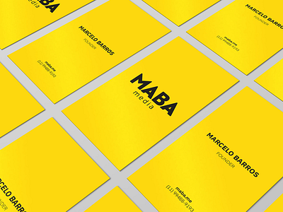 MABA Media Business Card agency business business card card design office