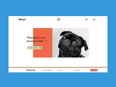 Dog.go branding design identity logo minimal