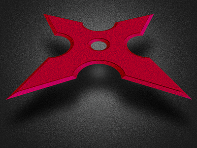 shuriken 3d art design digital painting drawing graphic design illustration photoshop vector