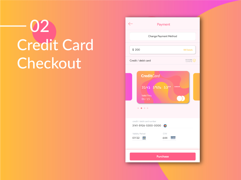 Credit Card Checkout, Day 2 by Indah Jumadilah on Dribbble