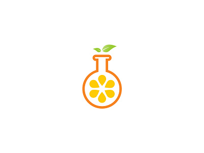 Orange Labs branding combination design green icon icons identity laboratory labs logo orange logo oranges vector