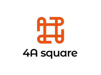 4A Square Restaurant Branding brand identity branding color community dailylogo graphic design logo minimal monograms
