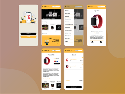 Modern Apps app brand branding clean design identity illustration mobile ui vector