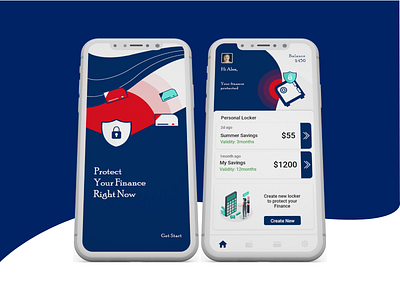 My Wallet app branding clean design identity illustration mobile type ui vector