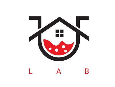 House Lab Logo app branding clean design icon illustration logo mobile type vector