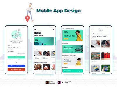 Mobile App | Servicing App | App Design