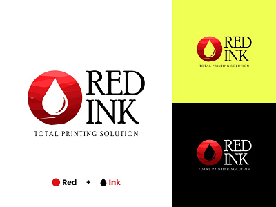Logo Design | RED Logo | RedInk Design | Color Logo app branding color logo design graphic design identity illustration ink logo logo logo design red redink ui ux vector