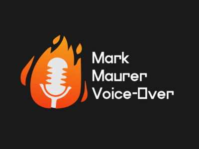 Mark Maurer Voice Over app branding design identity logo vector