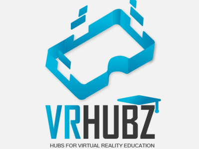 VR HUB branding design identity illustration logo