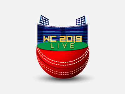 Cricket World Cup 2019 app design identity ios logo