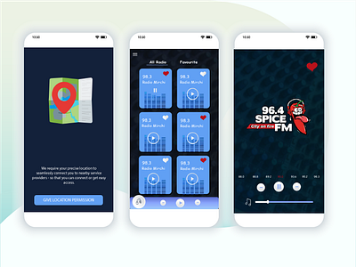 Radio Activate app brand branding clean design flat graphic design icon identity illustration illustrator ios logo minimal mobile type ui ux vector