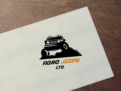 Jeep Logo brand branding clean design flat graphic design identity illustration illustrator logo minimal type vector