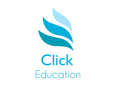 Click Education Logo Remake branding design illustration logo vector