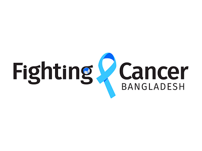 Fighting Cancer Official Logo branding design illustration logo ui