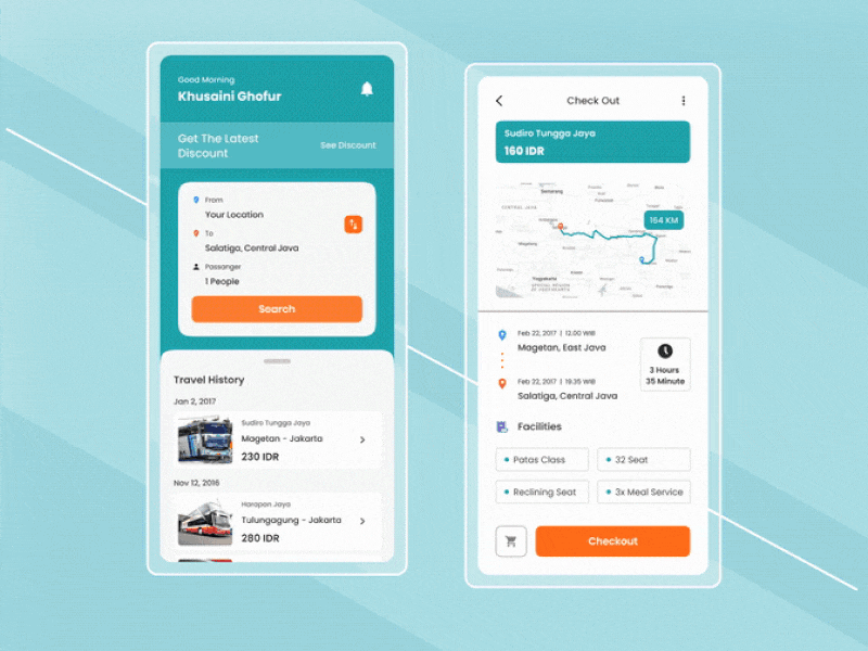 UI Interaction Ticketing App app booking bus app bus booking business car design designer map maps mobile app travel travel app travelling ui uidesign ux uxdesign