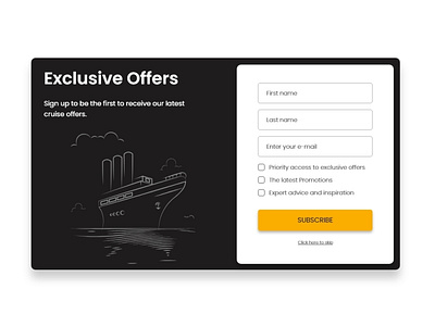 Daily UI Subscribe Popup design illustration minimal popup subscribe ui uiux web webdesign