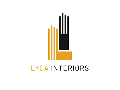 Lyca Interiors Logo design illustration logo