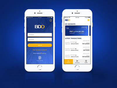 BDO Online Banking Redesign app design photoshop re branding re design sketch ui ux