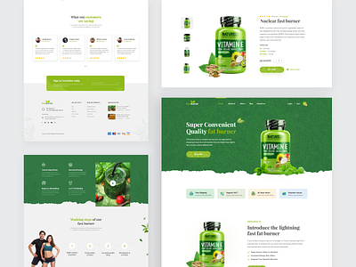 Fast Burner - Single Product Page by Rafsan Sam on Dribbble