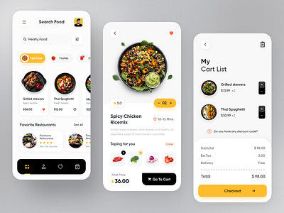 Food Delivery - Mobile App 🍔🍕