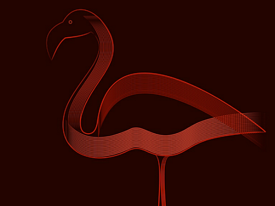 Flamingo. flamingo vector