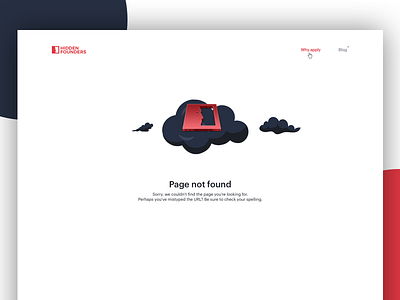 Hidden Founders 404 404 design error illustration missing oops
