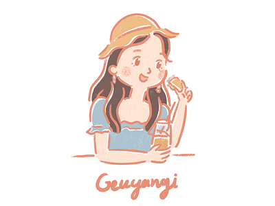 Geuyangi character animation branding design illustration logo