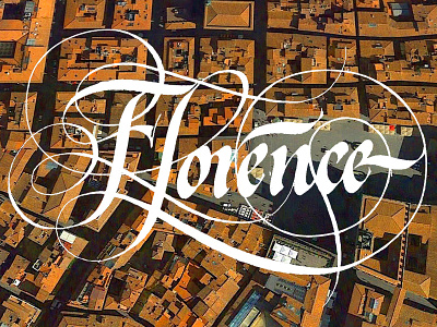 Florence calligraphy copperplatetype firenze florence flourish graphicdesign italycalligraphy lettering letters logo logotype type