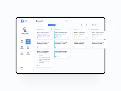 Exam dashboard