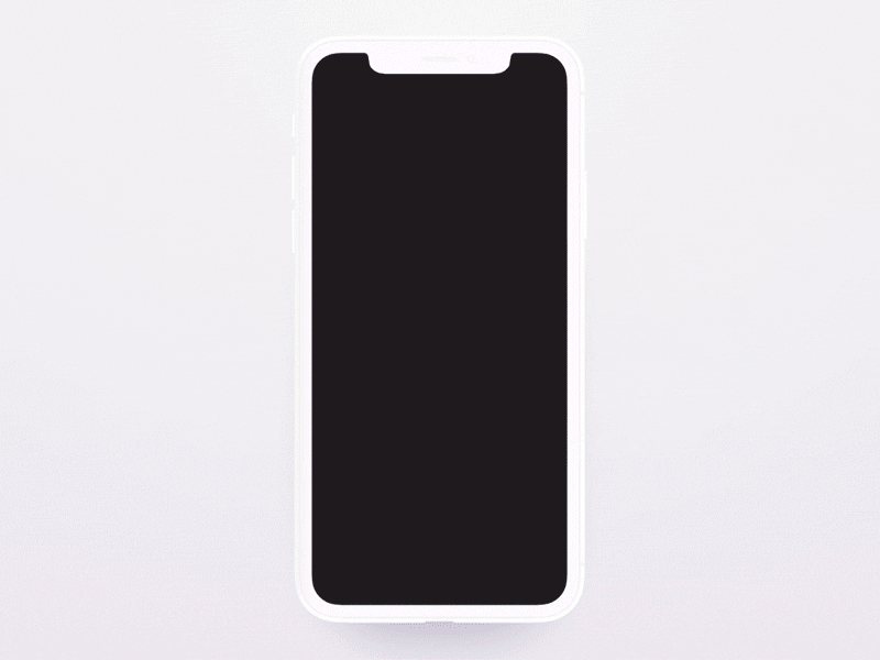 Hello Dribbble animation firstshot hello dribbble hello world interaction iphone madewithxd