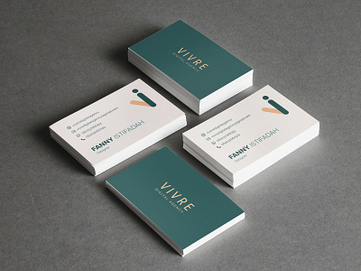 Business Card for Vivre Digital Agency businesscard design