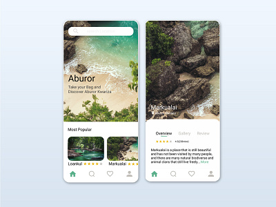 Travel App Design