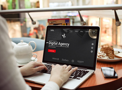 Digital Agency digitalagency landing page ui ui design uiuxtrends ux webdesign