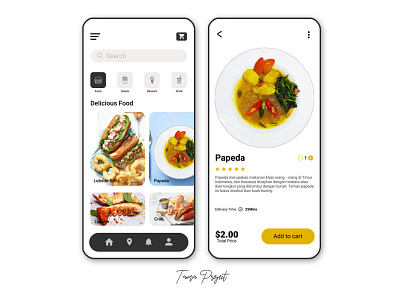 Food App design foodapp ui uiuxdesigner ux