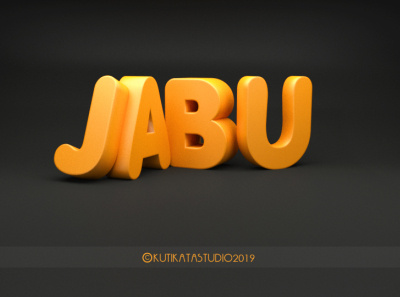 JABU 3d art artwork branding design digital art