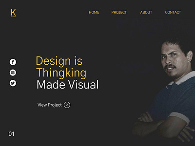 UI/UX KStudio Website artwork branding design digital art logo minimal typography ui ux web